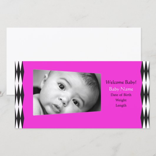 rosa Stilrichtung Ankündigung (Vorne/Hinten)