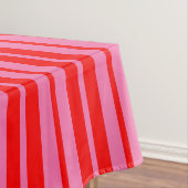 Rosa Stilvolle Streifenmuster Design Tischdecke (Beispiel)