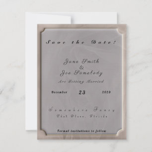 Rosa Stoff texturierter Druck - jede Farbe Save The Date