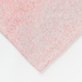 Rosa Strand und Spritzwelle Fleecedecke (Ecke)