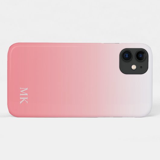 Rosa Strandfarbe Case-Mate iPhone Hülle (Rückseite (Horizontal))