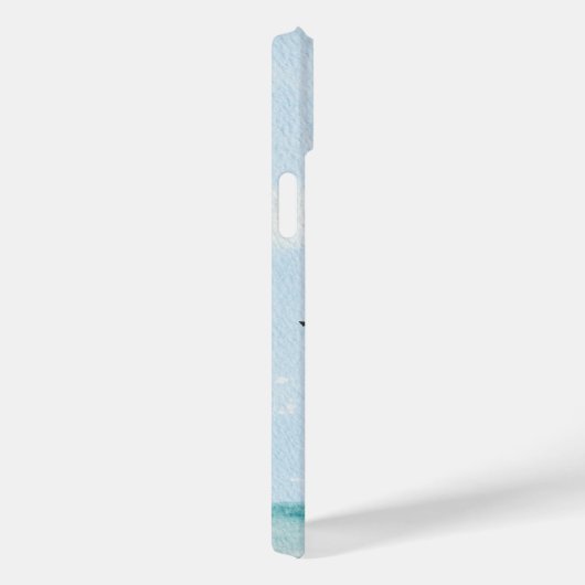 Rosa Strandfischhütte Pier Pfahlfische Vogelgefech Case-Mate iPhone Hülle (Rückseite / Rechts)