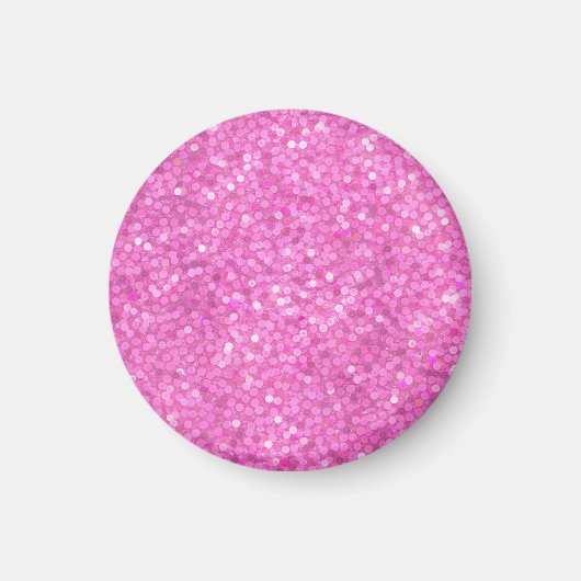 Rosa Strass-Bling Magnet (Vorne)