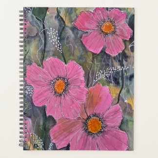 Rosa Sträußchen Notizbuch Planer