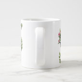 Rosa Sträuße Jumbo-Tasse (Rückseite)