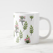 Rosa Sträuße Jumbo-Tasse (Rechts)