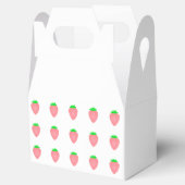 Rosa Strawberry Patterns Birthdays Baby Showers Geschenkschachtel (Geöffnet)