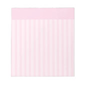 Rosa Streifen 1 Notizblock (Vorderseite)