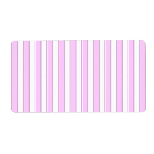 Rosa Streifen auf Weiß (Vorne)