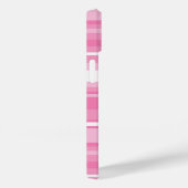 Rosa Streifen Case-Mate iPhone Hülle (Rückseite / Rechts)