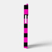 Rosa Streifen Case-Mate iPhone Hülle (Rückseite / Rechts)