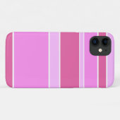 Rosa Streifen Case-Mate iPhone Hülle (Rückseite (Horizontal))