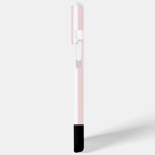 Rosa Streifen Eiffelturm Case-Mate iPhone Hülle (Rückseite / Links)