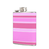 Rosa Streifen Flachmann (Links)