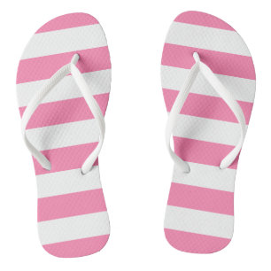 Rosa Streifen Flip Flops Badesandalen