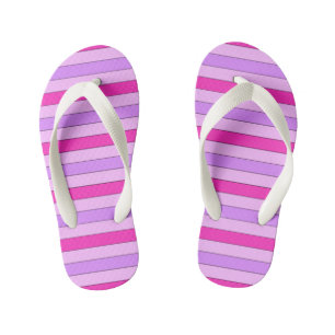 Rosa Streifen Flip Flops Kinderbadesandalen