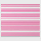 Rosa Streifen Geschenkpapier (Flach)