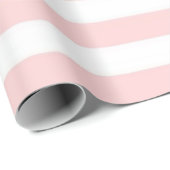 Rosa Streifen Geschenkpapier (Rolleneckpunkt)