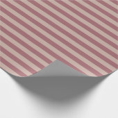 Rosa Streifen Geschenkpapier (Ecke)