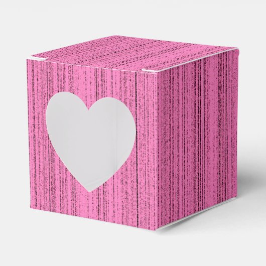 Rosa Streifen Geschenkschachtel (Vorderseite)