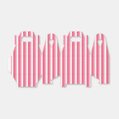 Rosa Streifen Geschenkschachtel (Ungefaltet)