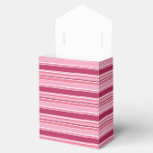 Rosa Streifen Geschenkschachtel (Geöffnet)