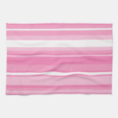 Rosa Streifen Geschirrtuch (Horizontal)