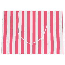 Rosa Streifen Große Geschenktüte