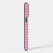 Rosa Streifen-Handyhülle iPhone Hülle (Rechte Seite)