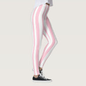 Rosa Streifen, Herz-Hintern Leggings (Rechts)
