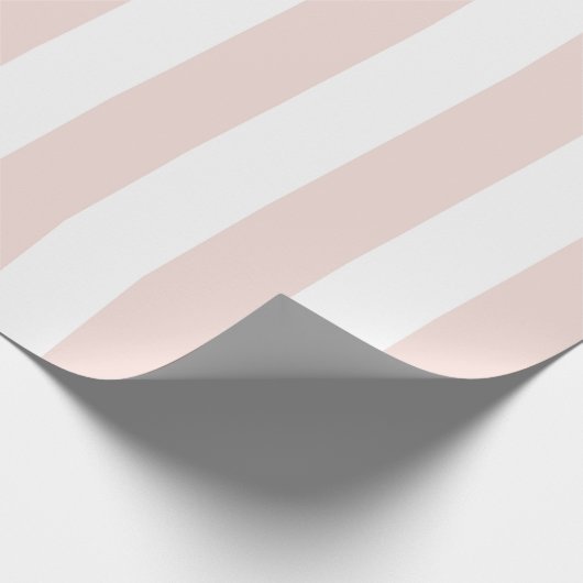 Rosa Streifen in Rosa elegant gürmisch chic Geschenkpapier (Ecke)