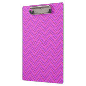 Rosa Streifen Klemmbrett (Links)