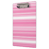 Rosa Streifen Klemmbrett (Links)
