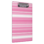 Rosa Streifen Klemmbrett (Rechts)