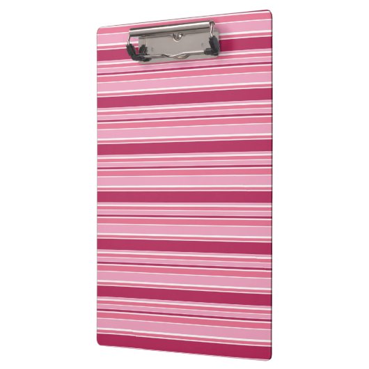 Rosa Streifen Klemmbrett (Links)
