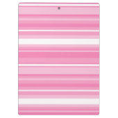 Rosa Streifen Klemmbrett (Rückseite)