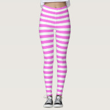 Rosa Streifen Leggings