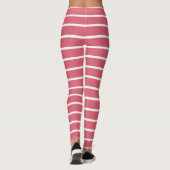 Rosa Streifen Leggings (Rückseite)