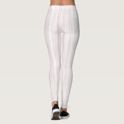 Rosa Streifen Leggings (Rückseite)
