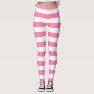 Rosa Streifen Leggings