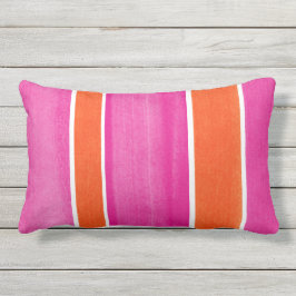 Rosa Streifen Lendenkissen