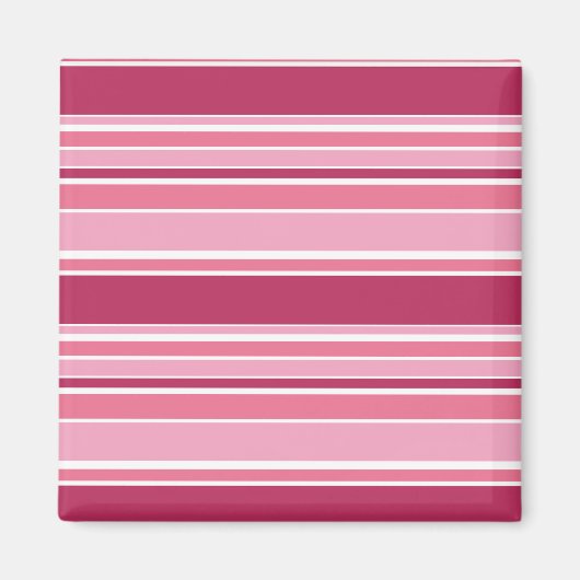 Rosa Streifen Magnet (Vorne)