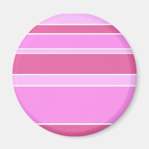 Rosa Streifen Magnet