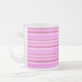 Rosa Streifen Mattglastasse (Links)