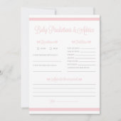 Rosa Streifen mit Bow Baby Shooting Predictive Gam (Vorderseite)