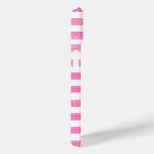 Rosa Streifen Mit Monogramm Case-Mate iPhone Hülle (Rückseite / Rechts)