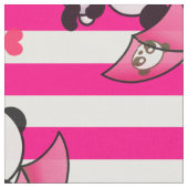 Rosa Streifen mit weißer Candy Stoff (Nahaufnahme)