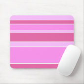 Rosa Streifen Mousepad (Mit Mouse)