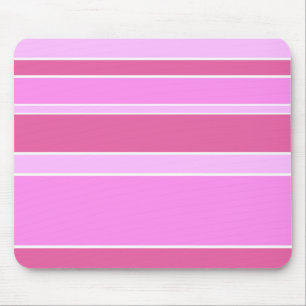 Rosa Streifen Mousepad