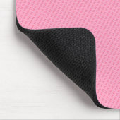 Rosa Streifen Mousepad (Ecke)